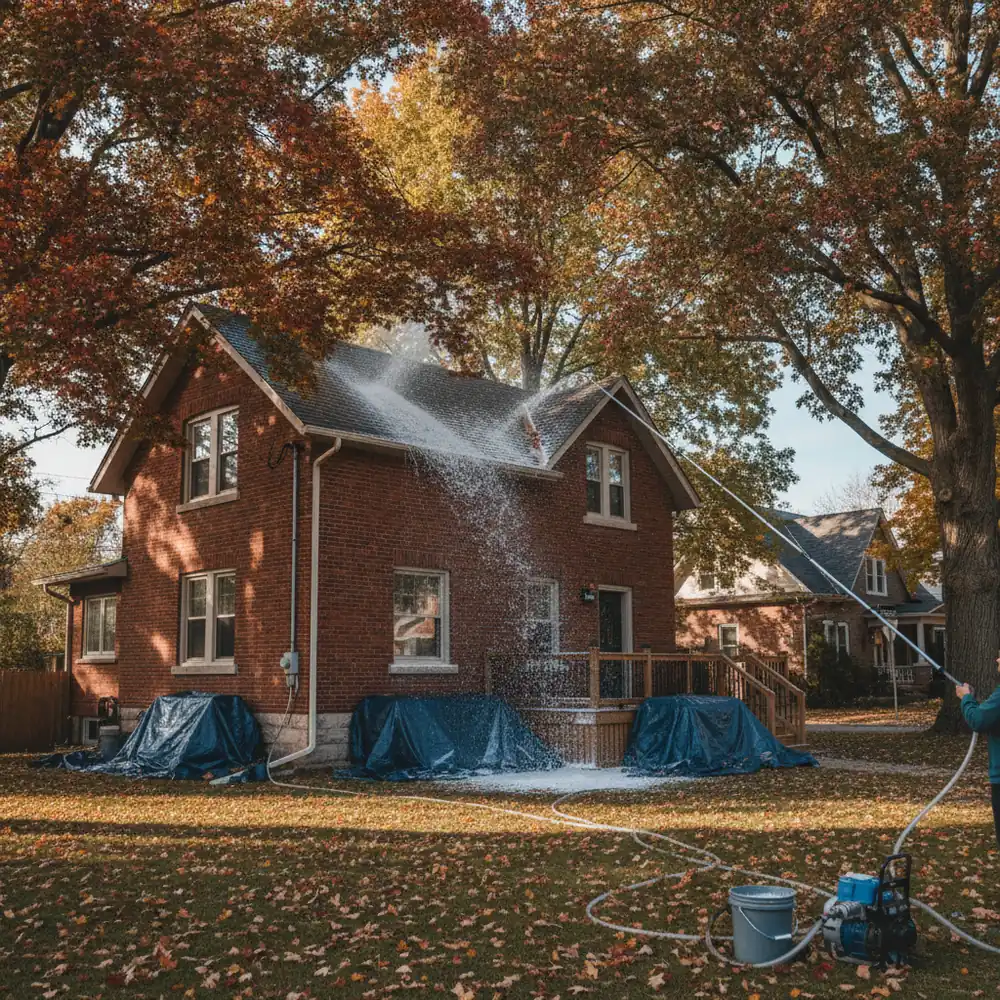 Soft Wash Roof Cleaning
